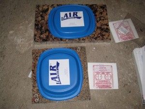 Airchek flux plate radon test for granite countertops