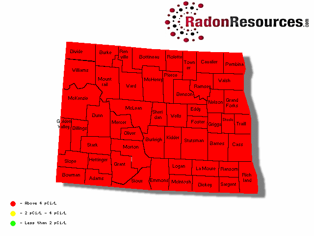 free radon test kit north dakota