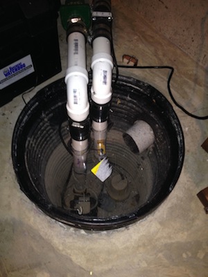 radon mitigation sump pump seal diy basement fan drain sealed drainage basements tile building plumbing